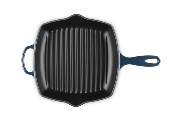 Le Creuset Signature 26cm Cast Iron Square Grillit - Nuit | 20183261290422