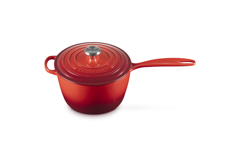 Le Creuset 18cm Cast Iron Saucepan - Cerise | 21181180602430