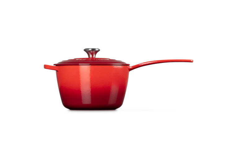 Le Creuset 18cm Cast Iron Saucepan - Cerise | 21181180602430