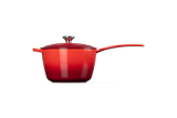 Le Creuset 18cm Cast Iron Saucepan - Cerise | 21181180602430