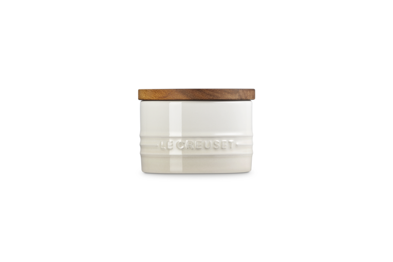 Le Creuset 200ml Stoneware Signature Storage Jar  - Meringue | 70819207160099