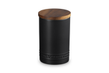 Le Creuset 770ml Stoneware Signature Storage Jar  - Satin Black | 70819770000099