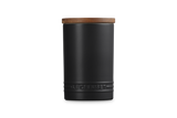 Le Creuset 770ml Stoneware Signature Storage Jar  - Satin Black | 70819770000099