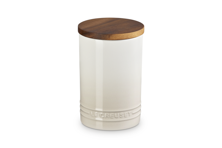 Le Creuset 770ml Stoneware Signature Storage Jar  - Meringue | 70819777160099