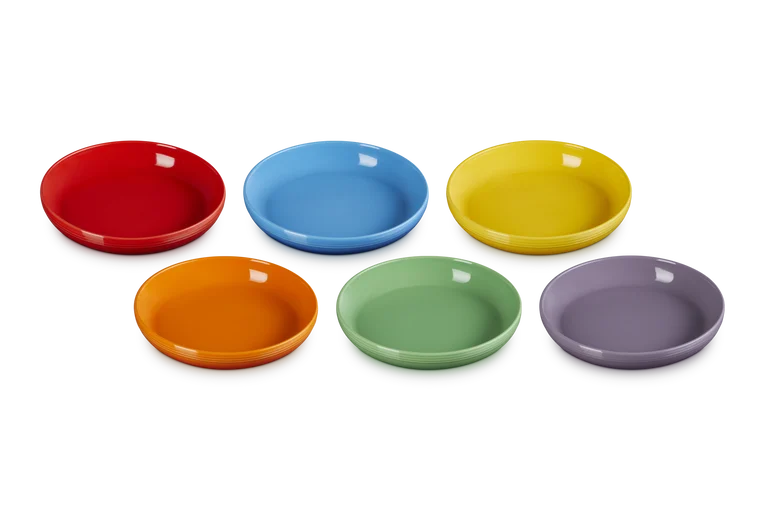 Le Creuset Stoneware Rainbow Set of 6 Pasta Bowls | 79356005218000