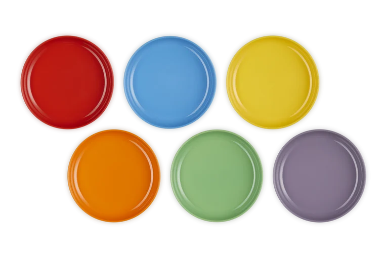 Le Creuset Stoneware Rainbow Set of 6 Pasta Bowls | 79356005218000