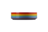 Le Creuset Stoneware Rainbow Set of 6 Dinner Plates | 79357005218000