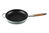 Le Creuset 28cm Cast Iron Frying Pan with Wooden Handle - Sea Salt | 20258287170422