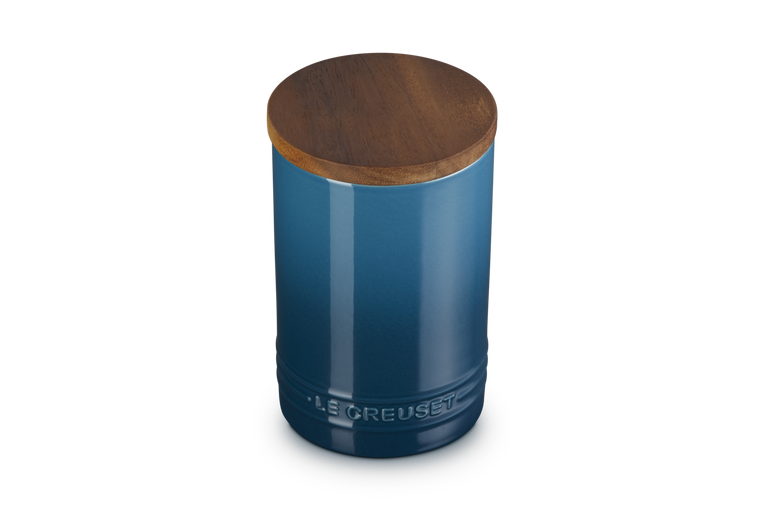 Le Creuset 770ml Stoneware Signature Storage Jar  - Deep Teal | 70819776420099