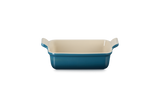 Le Creuset 19cm Stoneware Heritage Rectangular Dish - Deep Teal | 71102196420001