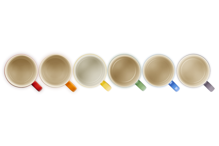 Le Creuset 320ml Stoneware Rainbow Set of 6 Mugs | 79114355219030