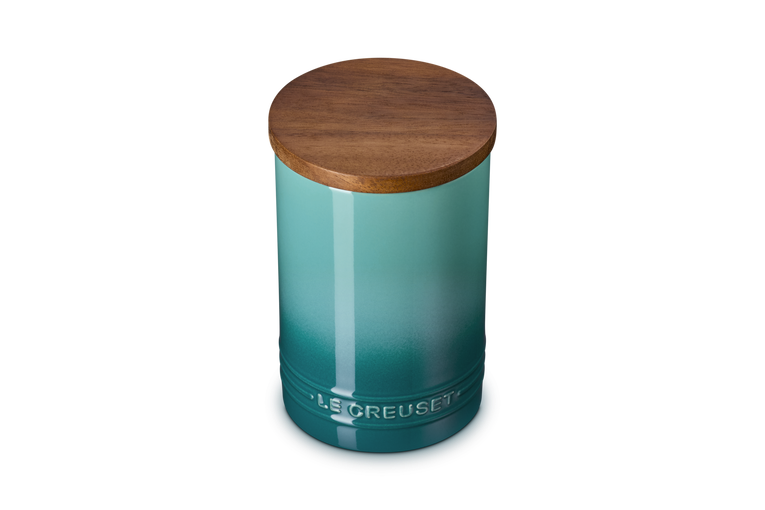 Le Creuset 770ml Stoneware Signature Storage Jar  - Bleu Riviera | 70819770990099
