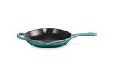 Le Creuset 23cm Cast Iron Round Skillet - Bleu Riviera | 20182230990422