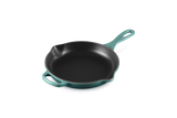 Le Creuset 23cm Cast Iron Round Skillet - Bleu Riviera | 20182230990422