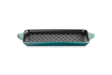 Le Creuset 32cm Cast Iron Rectangular Grill - Bleu Riviera | 20202320990460