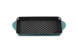 Le Creuset 32cm Cast Iron Rectangular Grill - Bleu Riviera | 20202320990460