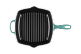 Le Creuset Signature 26cm Cast Iron Square Grillit - Bleu Riviera | 20183260990422