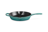 Le Creuset Signature 26cm Cast Iron Deep Skillet - Bleu Riviera | 20187260990422