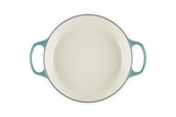 Le Creuset Signature 26cm Cast Iron Shallow Casserole - Bleu Riviera | 21180260994450