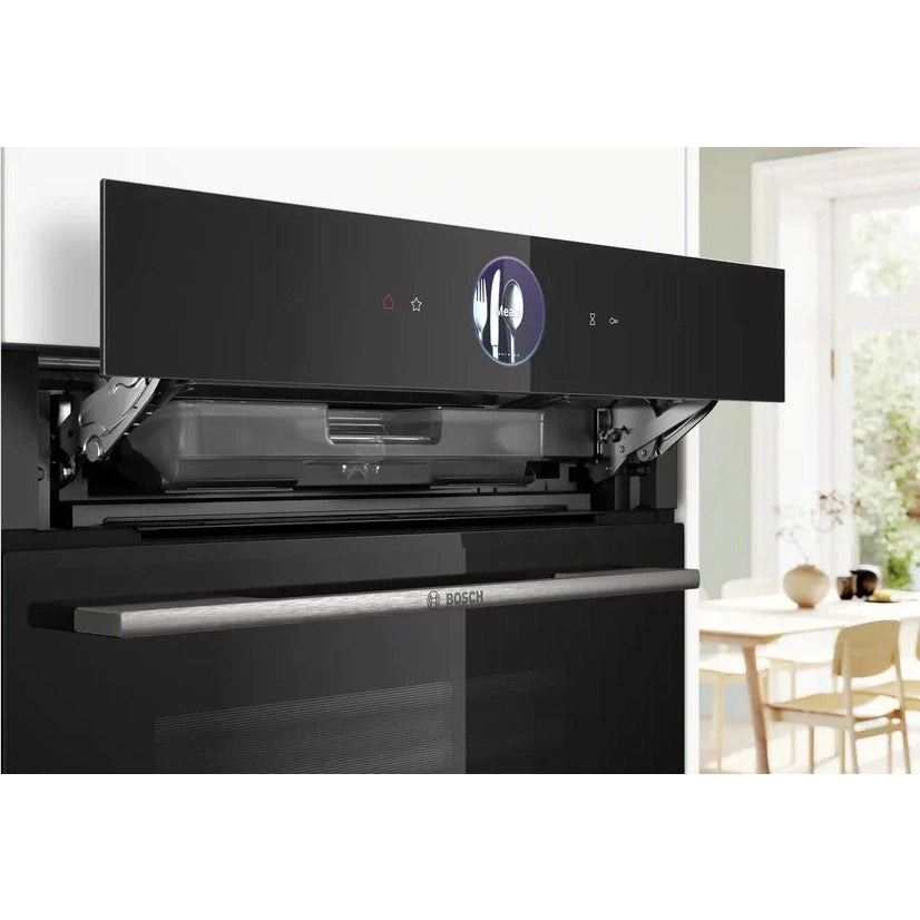 Bosch Series 8 Full Steam Single Oven Black HSG7364B1B
