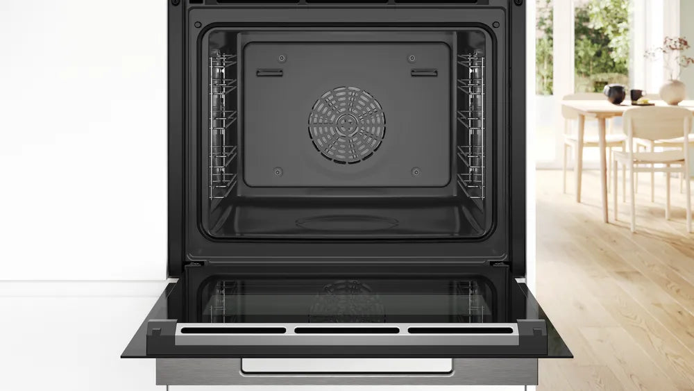 Bosch Series 8 Full Steam Single Oven Black HSG7364B1B