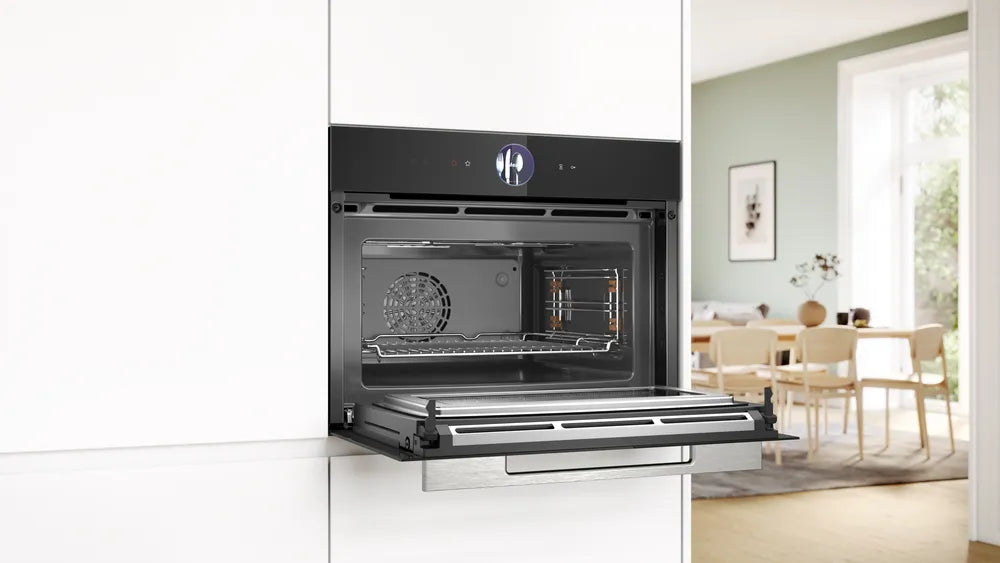 Bosch Series 8 Combi Oven with Microwave Black CMG7361B1B