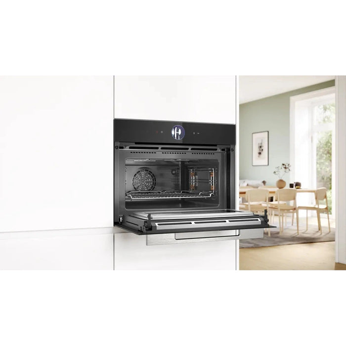 Bosch Series 8 Combi Oven with Microwave Black CMG7761B1B