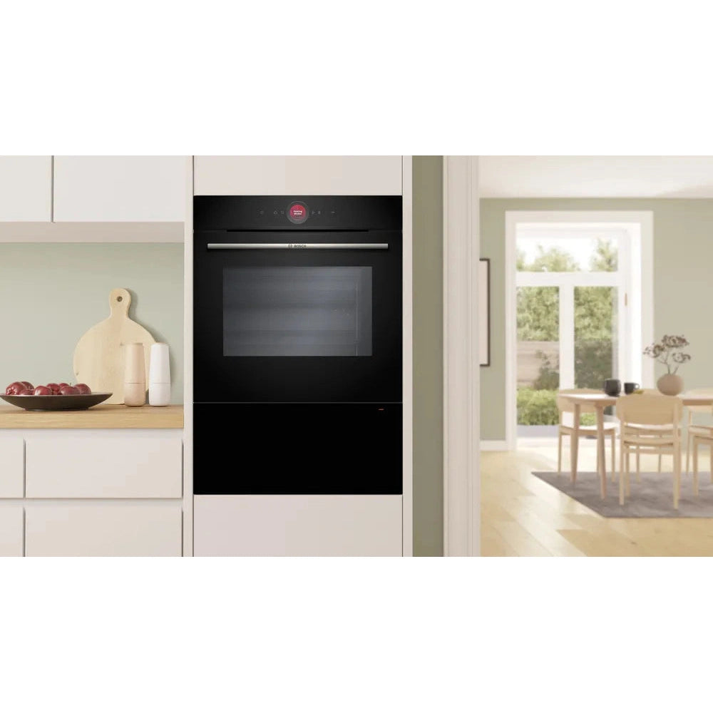 Bosch Series 8 29cm Warming Drawer Black BID7101B1B