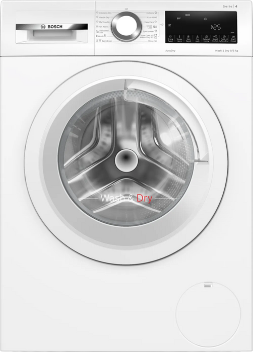 Bosch Series 4 8kg&5kg Washer Dryer White WNA134U8GB