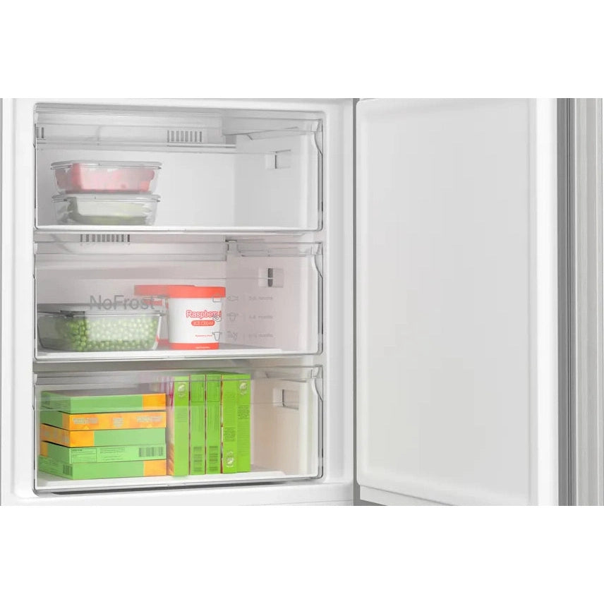 Bosch Series 4 70:30 Fridge Freezer Stainless Steel KGN492LDFG