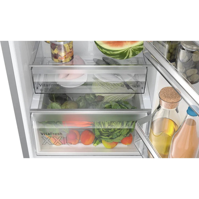 Bosch Series 4 Fridge Freezer Stainless Steel A Rated KGN392LAF