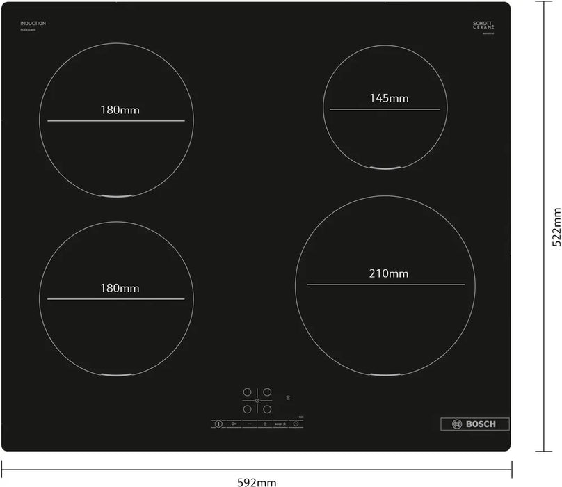 Bosch Series 4 60cm Induction Hob PUE611BB5B