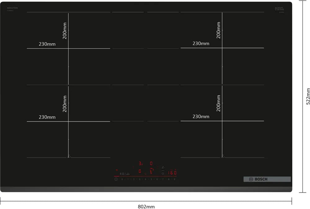 Bosch Series 6 60cm Flex Induction Hob PXY83KHC1E