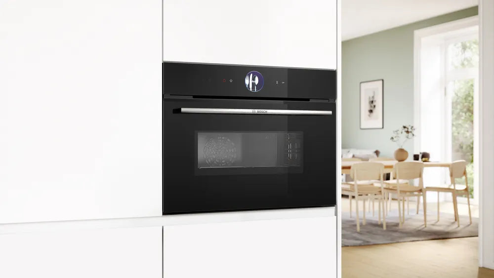 Bosch Series 8 Combi Oven with Microwave Black CMG7761B1B