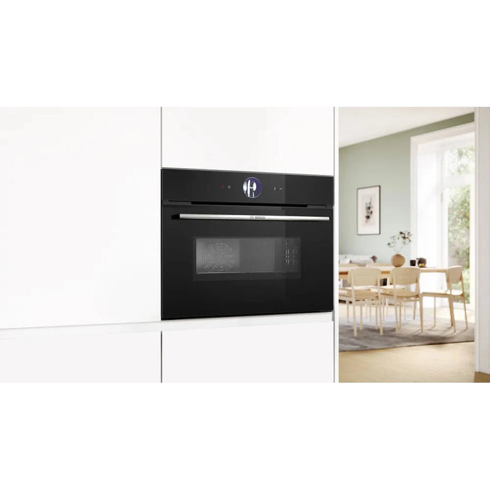 Bosch Series 8 Combi Oven with Microwave Black CMG7761B1B