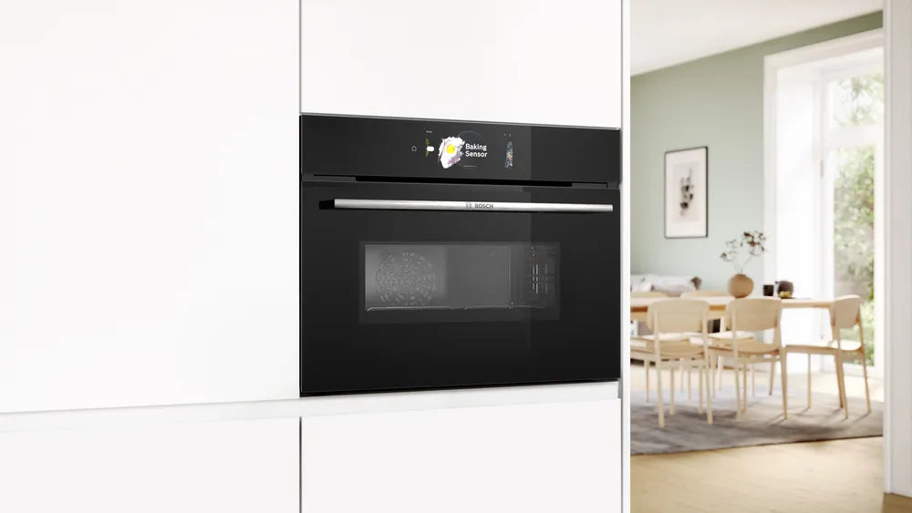 Bosch Series 8 Combi Oven with Microwave Black CMG778NB1