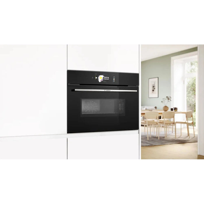 Bosch Series 8 Combi Oven with Microwave Black CMG778NB1