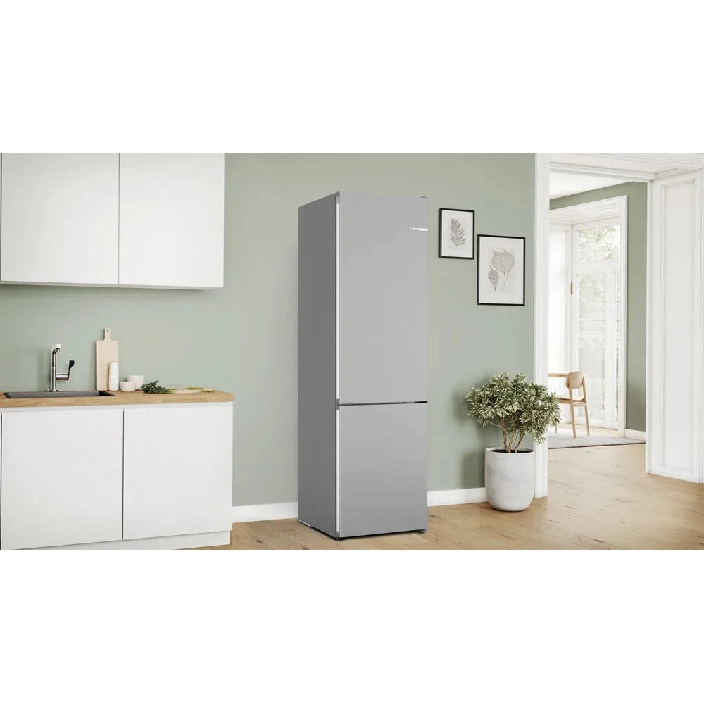 Bosch Series 4 Fridge Freezer Stainless Steel A Rated KGN392LAFG