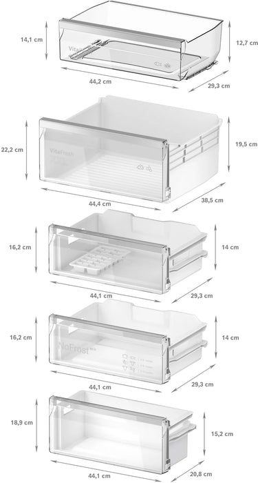 Bosch Series 6 Integrated Tall Fridge Freezer KIN96VFD0