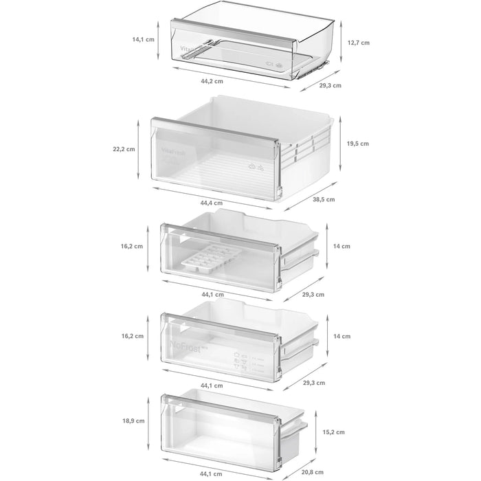 Bosch Series 6 Integrated Tall Fridge Freezer KIN96VFD0