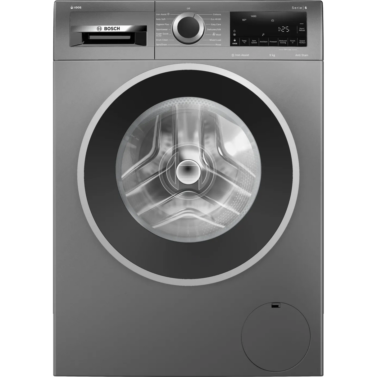 Bosch Series 6 9kg Washing Machine Graphite WGG244FCGB