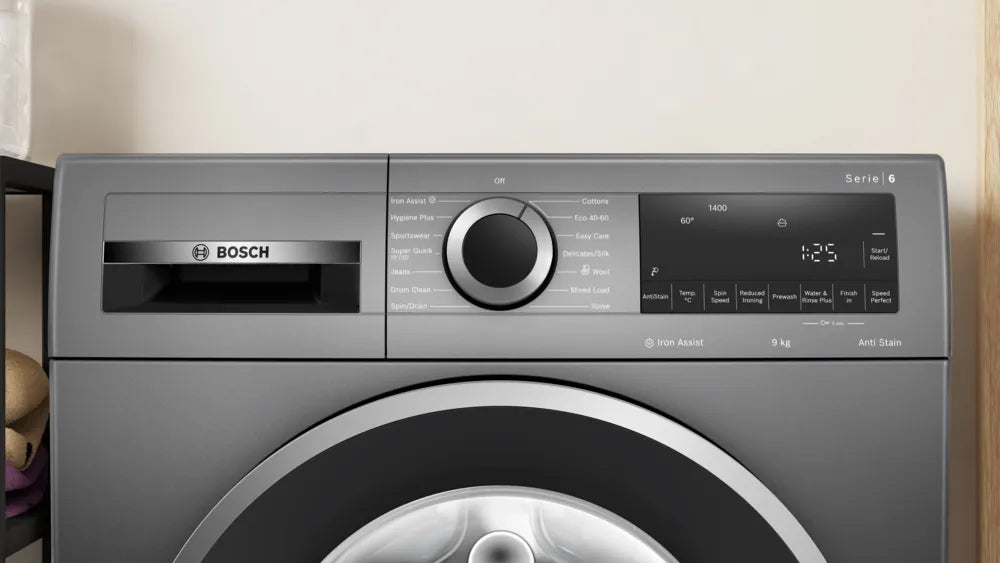 Bosch Series 6 9kg Washing Machine Graphite WGG244ZCGB