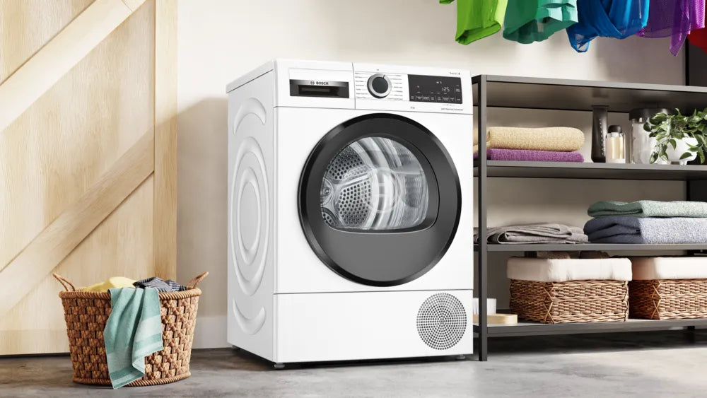 Bosch Series 6 9kg Heat Pump Dryer White WQG245A0GB