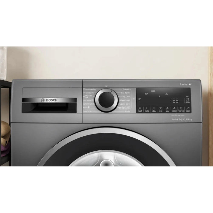 Bosch Series 6 10.5kg&6kg Washer Dryer Graphite WNG254R1GB