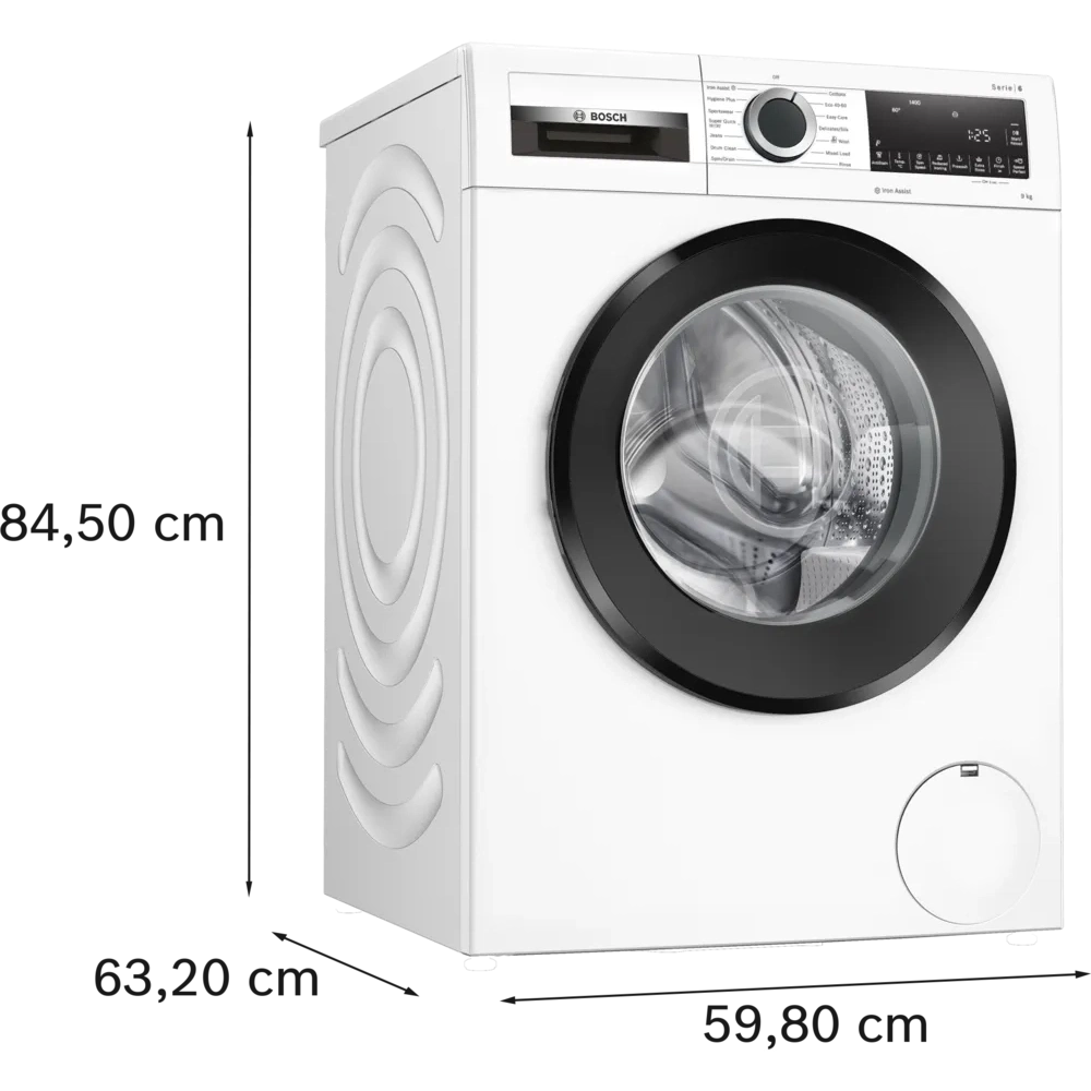 Bosch Series 4 9kg Washing Machine White WGG24400GB