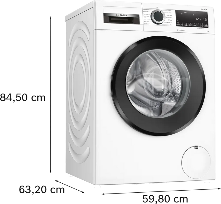 Bosch Series 4 9kg Washing Machine White WGG24400GB