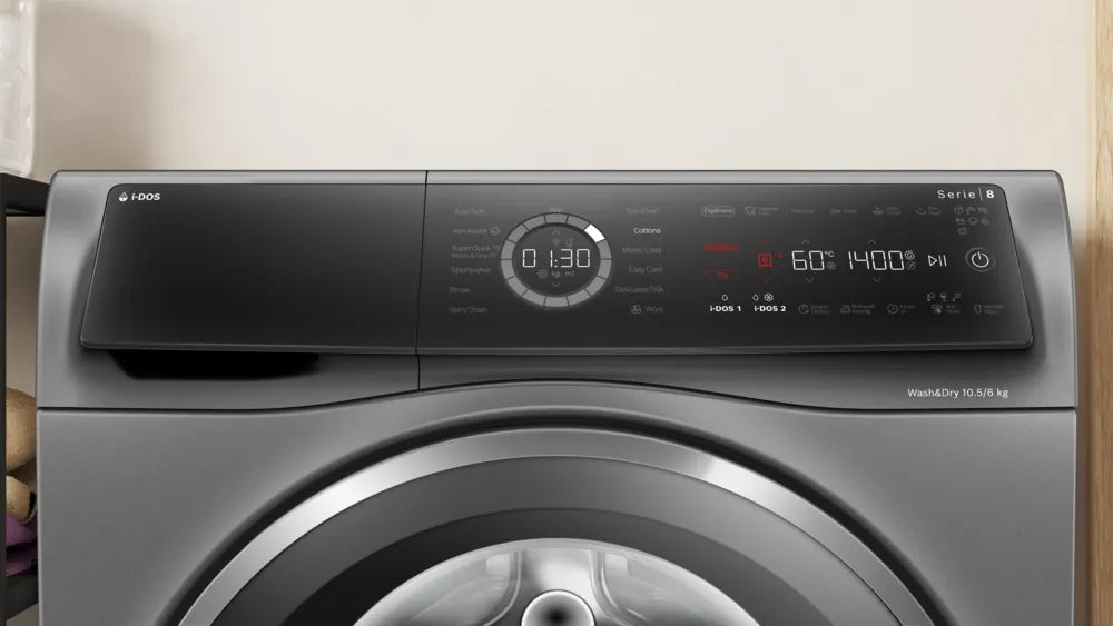 Bosch Series 8 10.5kg&6kg Washer Dryer Graphite WNC254ARGB