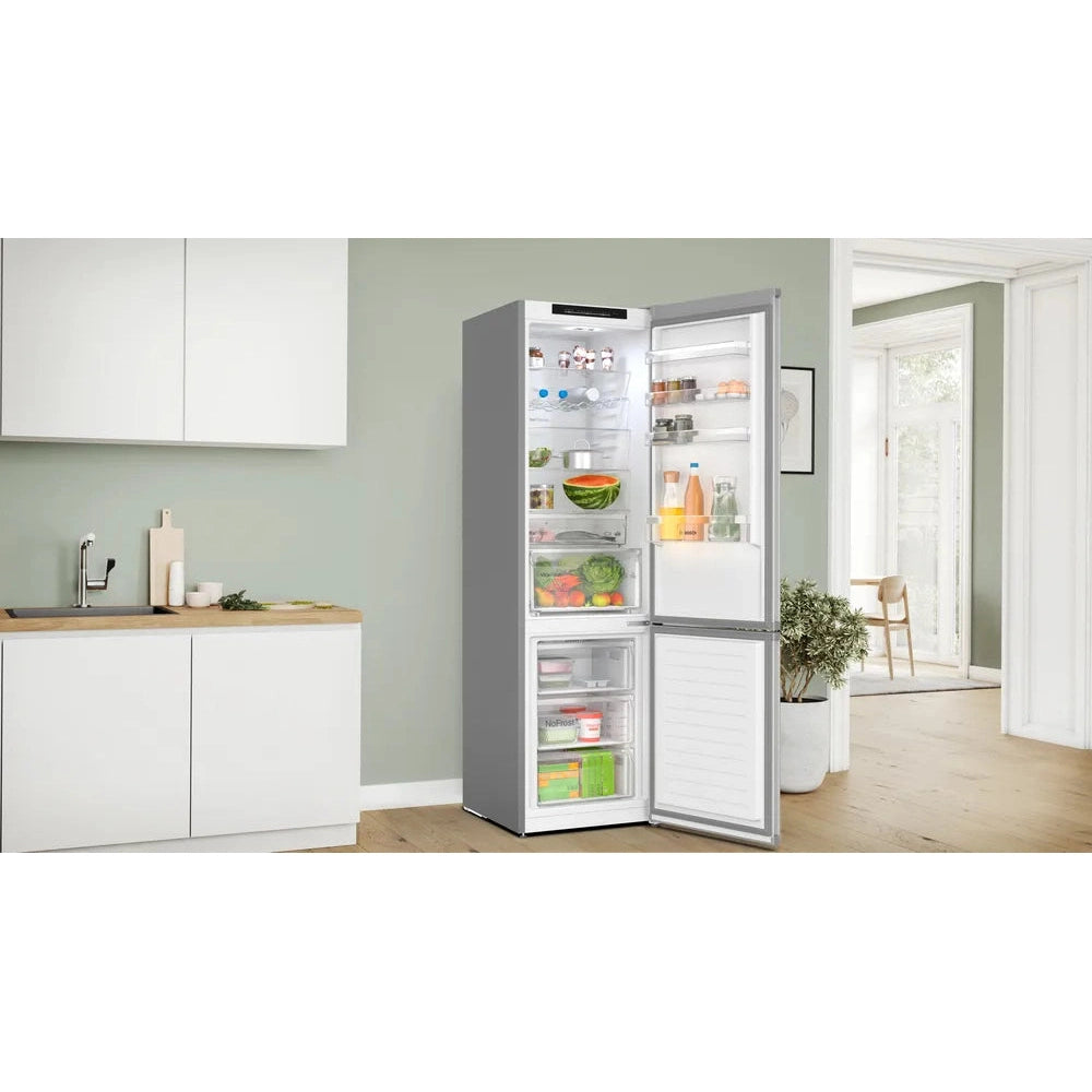 Bosch Series 4 Fridge Freezer - Stainless Steel | KGN392LBFG