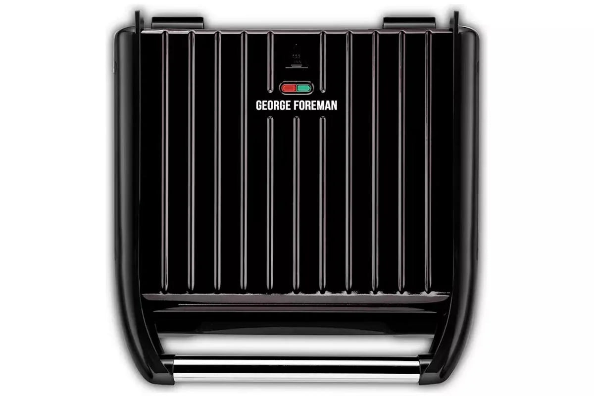 George Foreman Steel Large Grill - Black | 25052