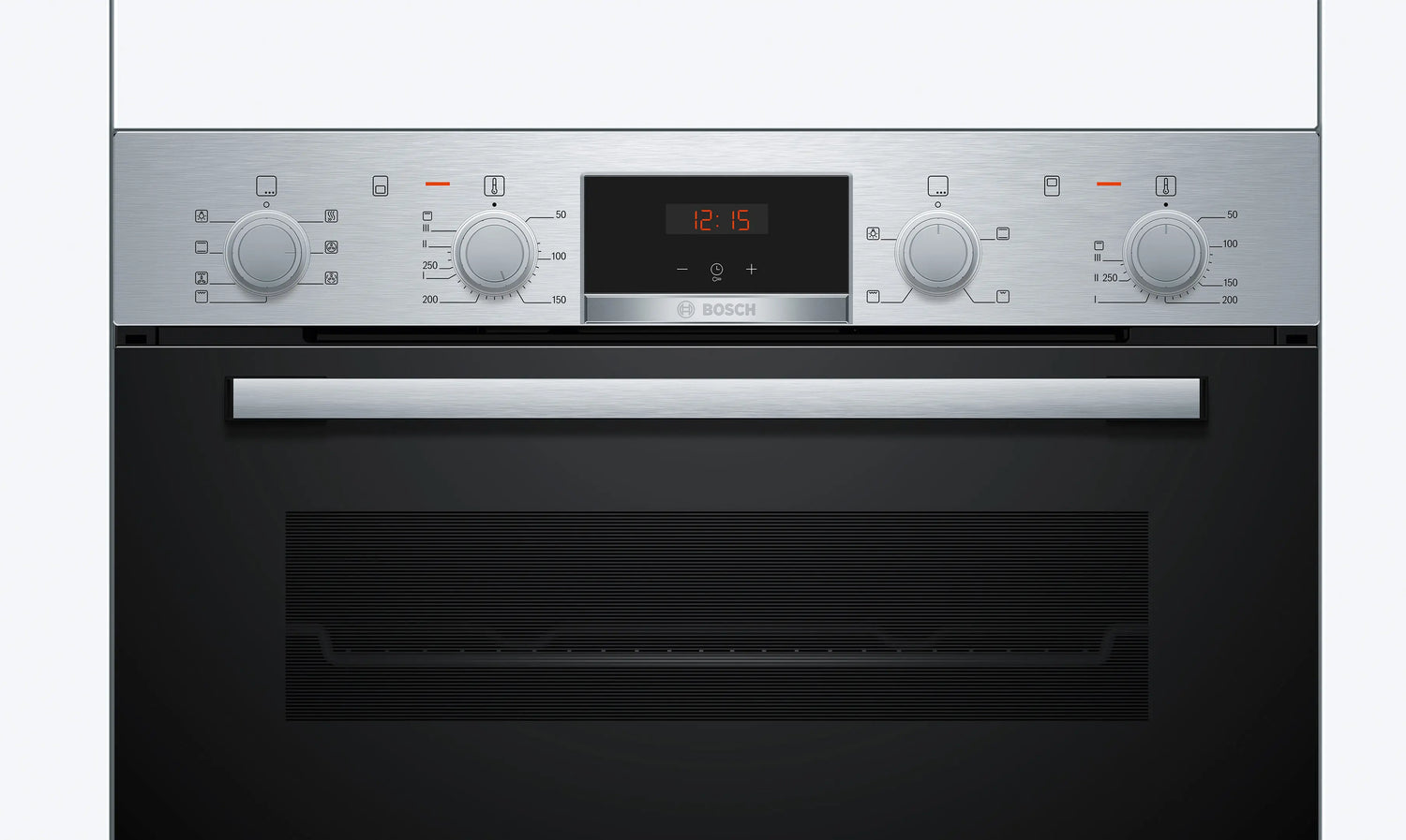 Bosch Series 4 60cm Built In Double Oven - Stainless Steel | MBA533BS3B